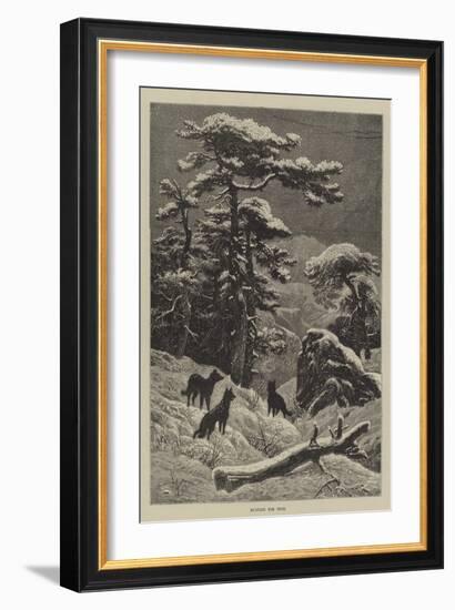 Hunting for Food-null-Framed Giclee Print