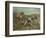 Hunting in an Upland Landscape, 1893 (Oil on Canvas)-Edmund Henry Osthaus-Framed Giclee Print