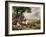 Hunting in Fontainebleau Forest-Antoine Charles Horace Vernet-Framed Art Print