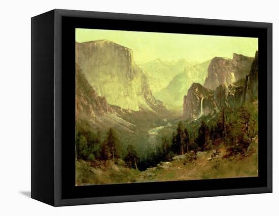 Hunting in Yosemite, 1890-Thomas Hill-Framed Premier Image Canvas