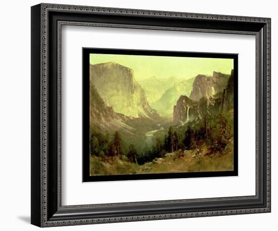 Hunting in Yosemite, 1890-Thomas Hill-Framed Giclee Print