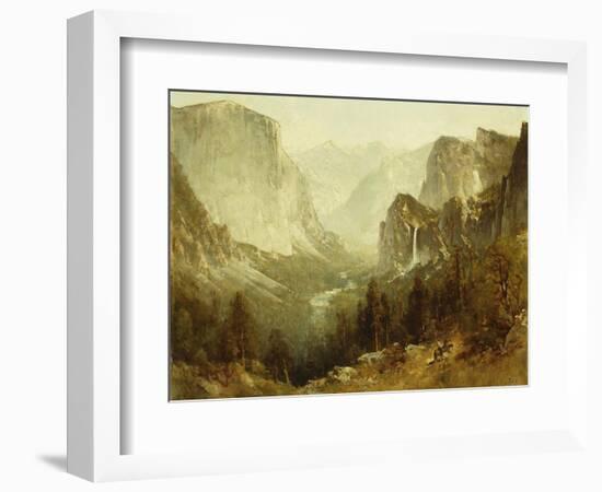 Hunting in Yosemite, 1890-Thomas Hill-Framed Giclee Print