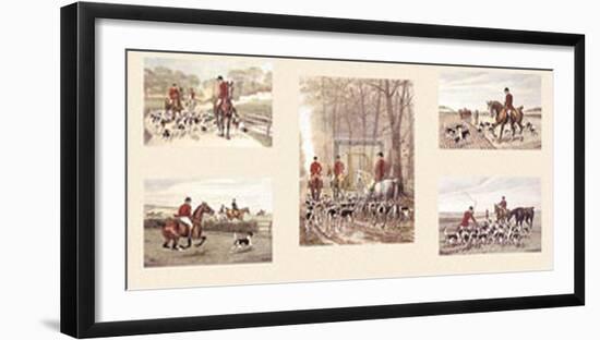 Hunting Incidents-E.A.S. Douglas-Framed Art Print