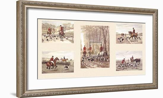 Hunting Incidents-E.A.S. Douglas-Framed Art Print