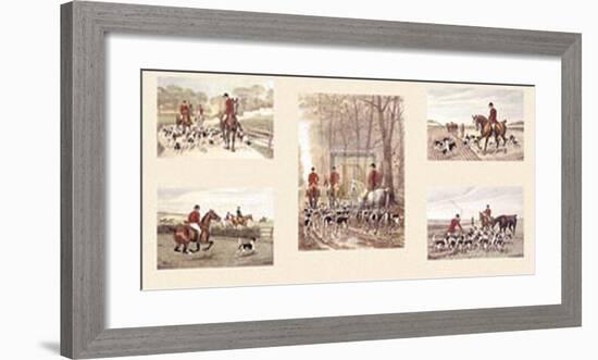 Hunting Incidents-E.A.S. Douglas-Framed Art Print