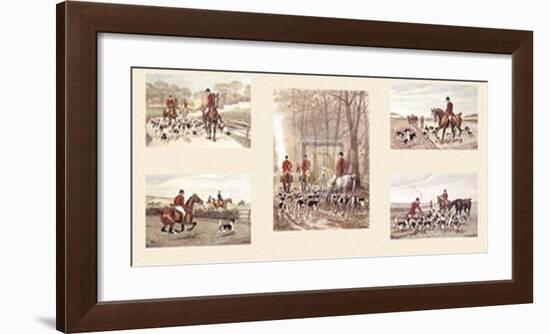 Hunting Incidents-E.A.S. Douglas-Framed Art Print