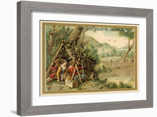 Hunting Larks-null-Framed Giclee Print