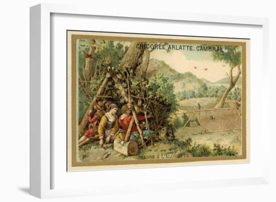 Hunting Larks-null-Framed Giclee Print