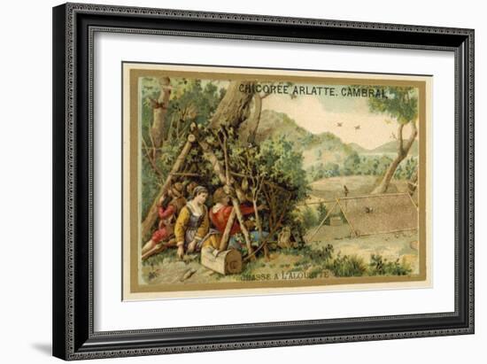 Hunting Larks-null-Framed Giclee Print