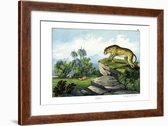 Hunting Leopard, 1860-null-Framed Giclee Print