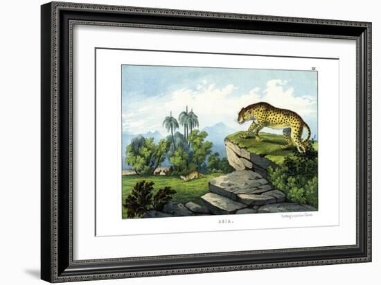 Hunting Leopard, 1860-null-Framed Giclee Print