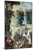 Hunting of Louis Xv, 1741 (Tapestry)-Jean-Baptiste Oudry-Mounted Giclee Print