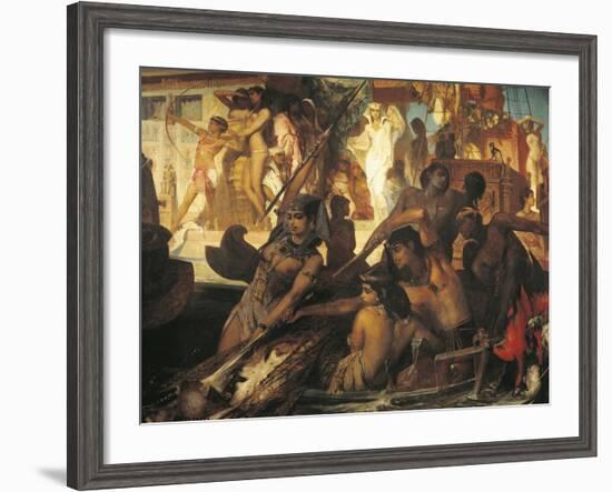 Hunting on Nile-Hans Makart-Framed Giclee Print