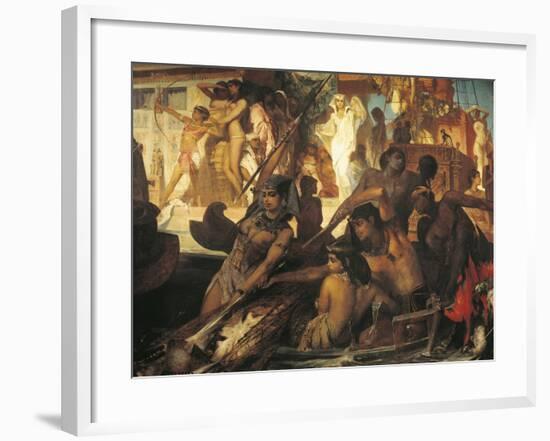 Hunting on Nile-Hans Makart-Framed Giclee Print