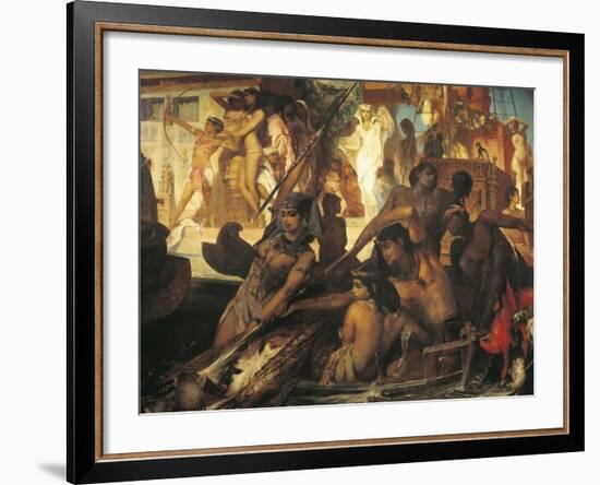 Hunting on Nile-Hans Makart-Framed Giclee Print