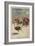 Hunting Ostrich in the Sahara-null-Framed Giclee Print