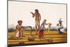 Hunting People Busy with Snakes, from Thanjavur, India-null-Mounted Giclee Print