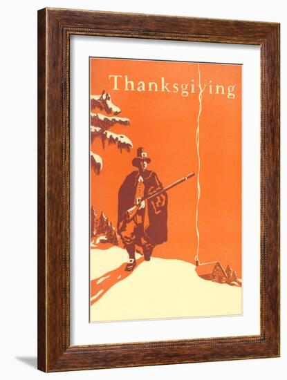 Hunting Pilgrim-null-Framed Art Print