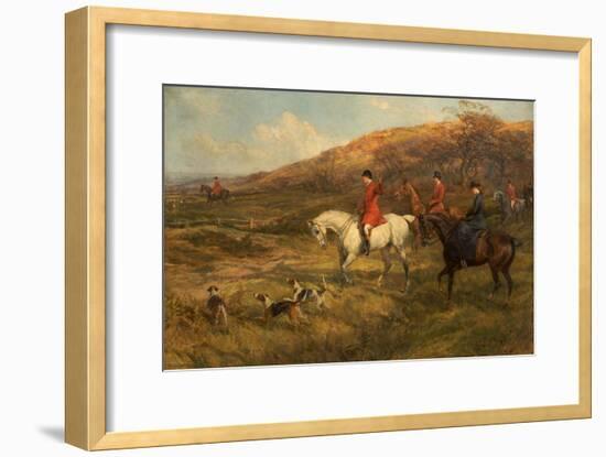 Hunting Scene, 1899-Heywood Hardy-Framed Giclee Print