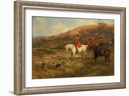 Hunting Scene, 1899-Heywood Hardy-Framed Giclee Print