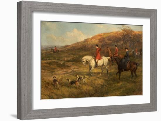 Hunting Scene, 1899-Heywood Hardy-Framed Giclee Print