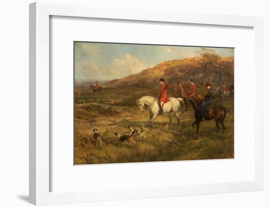 Hunting Scene, 1899-Heywood Hardy-Framed Giclee Print