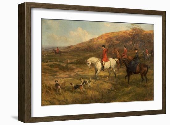 Hunting Scene, 1899-Heywood Hardy-Framed Giclee Print