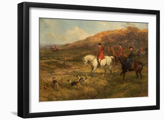 Hunting Scene, 1899-Heywood Hardy-Framed Giclee Print