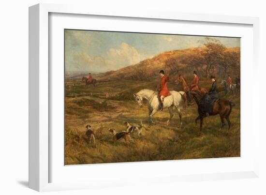 Hunting Scene, 1899-Heywood Hardy-Framed Giclee Print