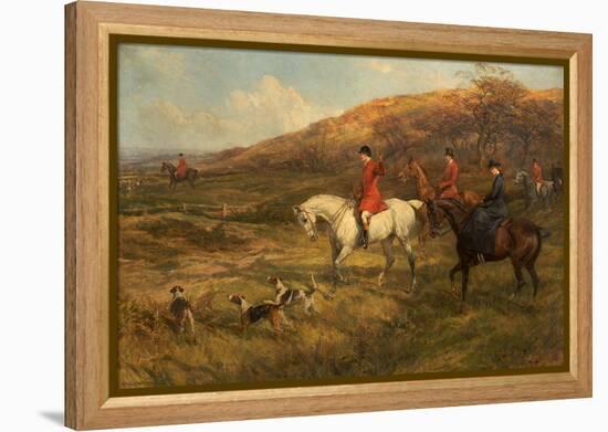 Hunting Scene, 1899-Heywood Hardy-Framed Premier Image Canvas