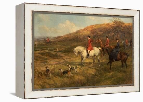 Hunting Scene, 1899-Heywood Hardy-Framed Premier Image Canvas