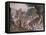 Hunting Scene, Fresco-Antonio Tempesta-Framed Premier Image Canvas