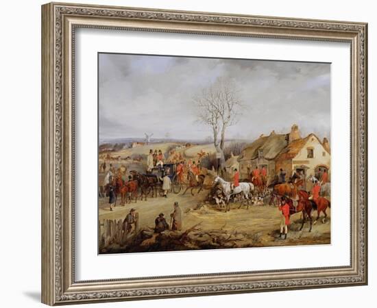 Hunting Scene, the Meet-Henry Thomas Alken-Framed Giclee Print