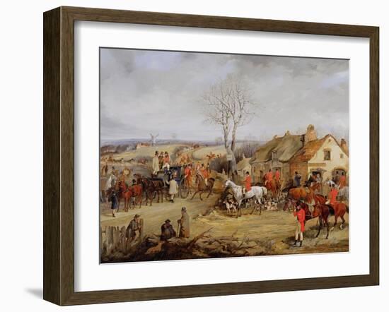 Hunting Scene, the Meet-Henry Thomas Alken-Framed Giclee Print