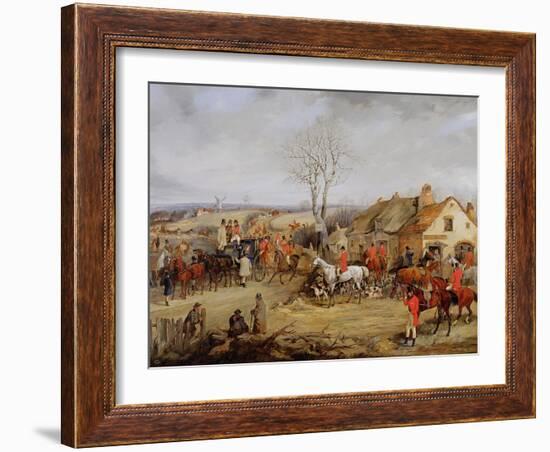Hunting Scene, the Meet-Henry Thomas Alken-Framed Giclee Print