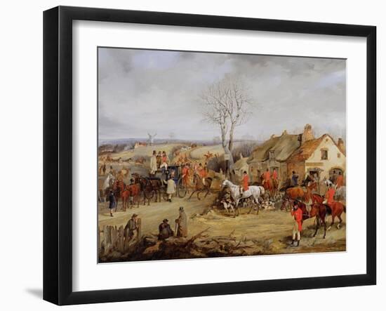 Hunting Scene, the Meet-Henry Thomas Alken-Framed Giclee Print