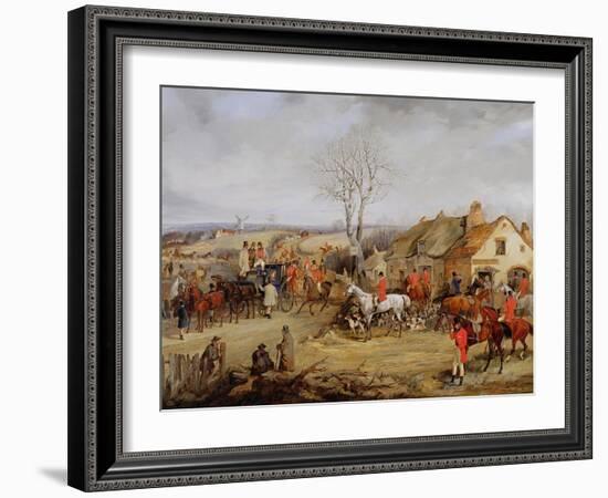 Hunting Scene, the Meet-Henry Thomas Alken-Framed Giclee Print