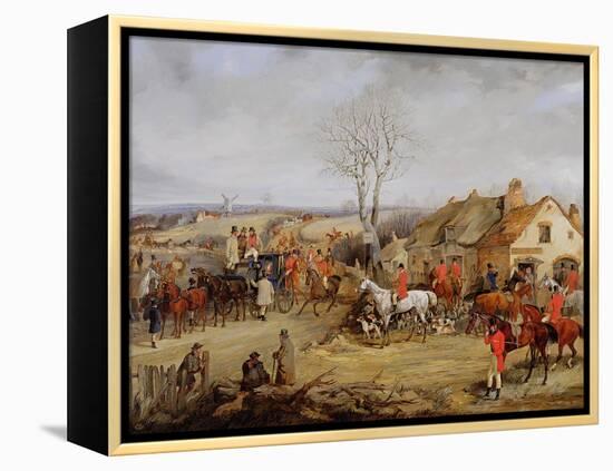 Hunting Scene, the Meet-Henry Thomas Alken-Framed Premier Image Canvas