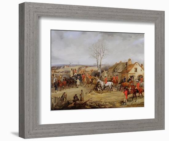 Hunting Scene, the Meet-Henry Thomas Alken-Framed Giclee Print