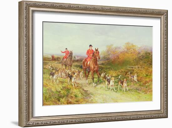 Hunting Scene-Heywood Hardy-Framed Giclee Print