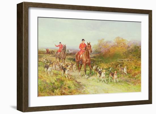 Hunting Scene-Heywood Hardy-Framed Giclee Print