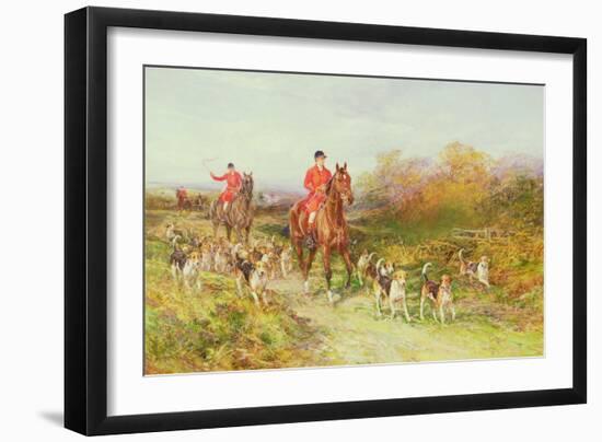 Hunting Scene-Heywood Hardy-Framed Giclee Print