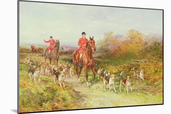 Hunting Scene-Heywood Hardy-Mounted Giclee Print