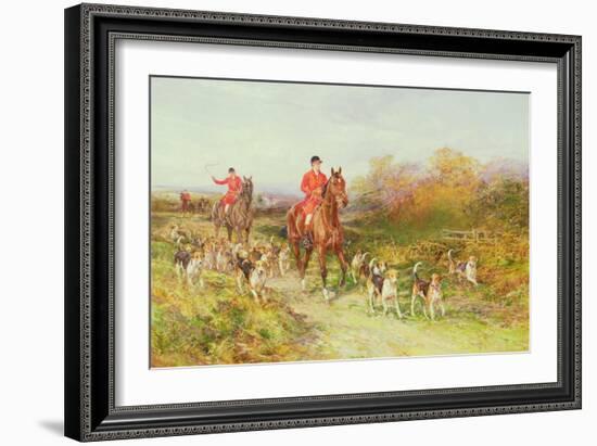 Hunting Scene-Heywood Hardy-Framed Giclee Print