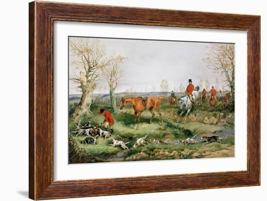 Hunting Scene-Henry Thomas Alken-Framed Giclee Print