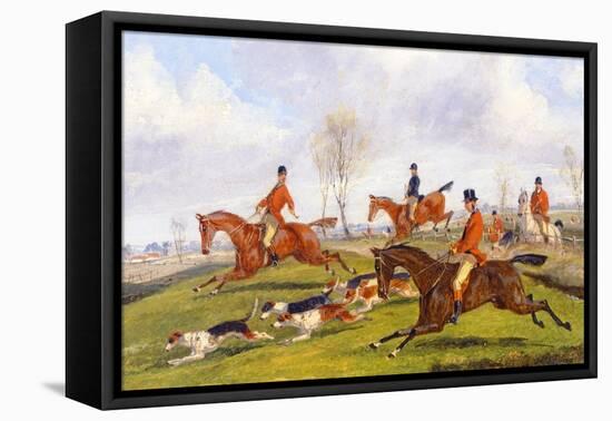 Hunting Scene-Henry Thomas Alken-Framed Premier Image Canvas