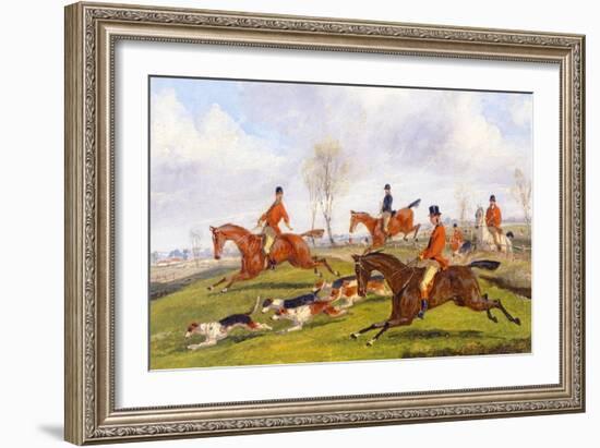 Hunting Scene-Henry Thomas Alken-Framed Giclee Print