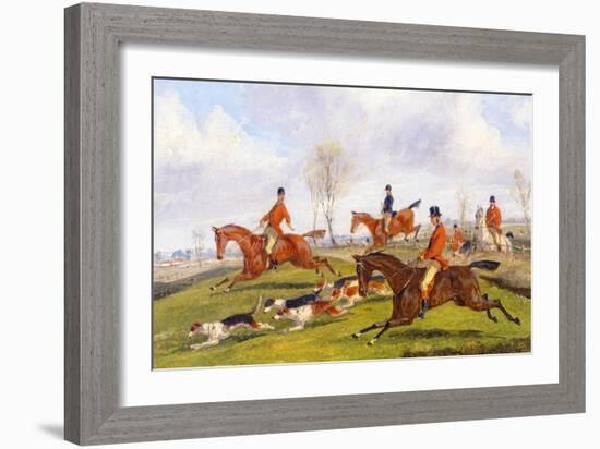 Hunting Scene-Henry Thomas Alken-Framed Giclee Print