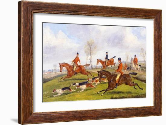 Hunting Scene-Henry Thomas Alken-Framed Giclee Print