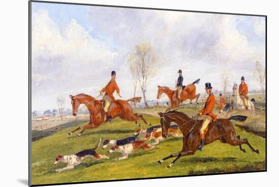 Hunting Scene-Henry Thomas Alken-Mounted Giclee Print